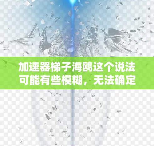 加速器梯子海鸥这个说法可能有些模糊，无法确定具体的含义。以下是几种可能的解释