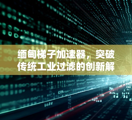 缅甸梯子加速器,突破传统工业过滤的创新解决方案 缅甸梯子加速器,突破传统工业过滤的创新解决方案