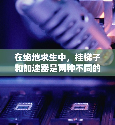 在绝地求生中，挂梯子和加速器是两种不同的游戏策略，各有其独特的使用方式。以下是详细的分析和建议