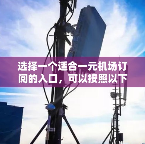 选择一个适合一元机场订阅的入口，可以按照以下步骤进行