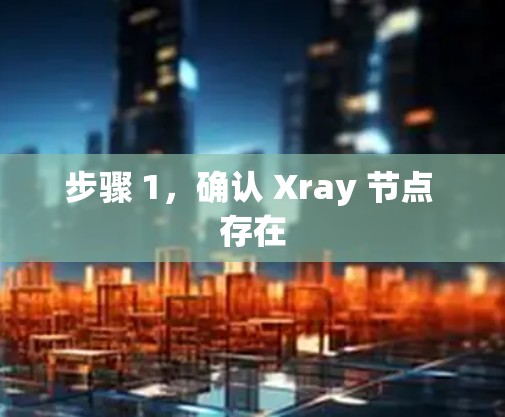 步骤 1，确认 Xray 节点 存在