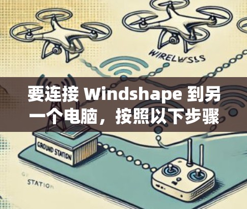 要连接 Windshape 到另一个电脑，按照以下步骤进行