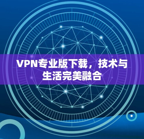 VPN专业版下载,技术与生活完美融合 VPN专业版下载,技术与生活完美融合